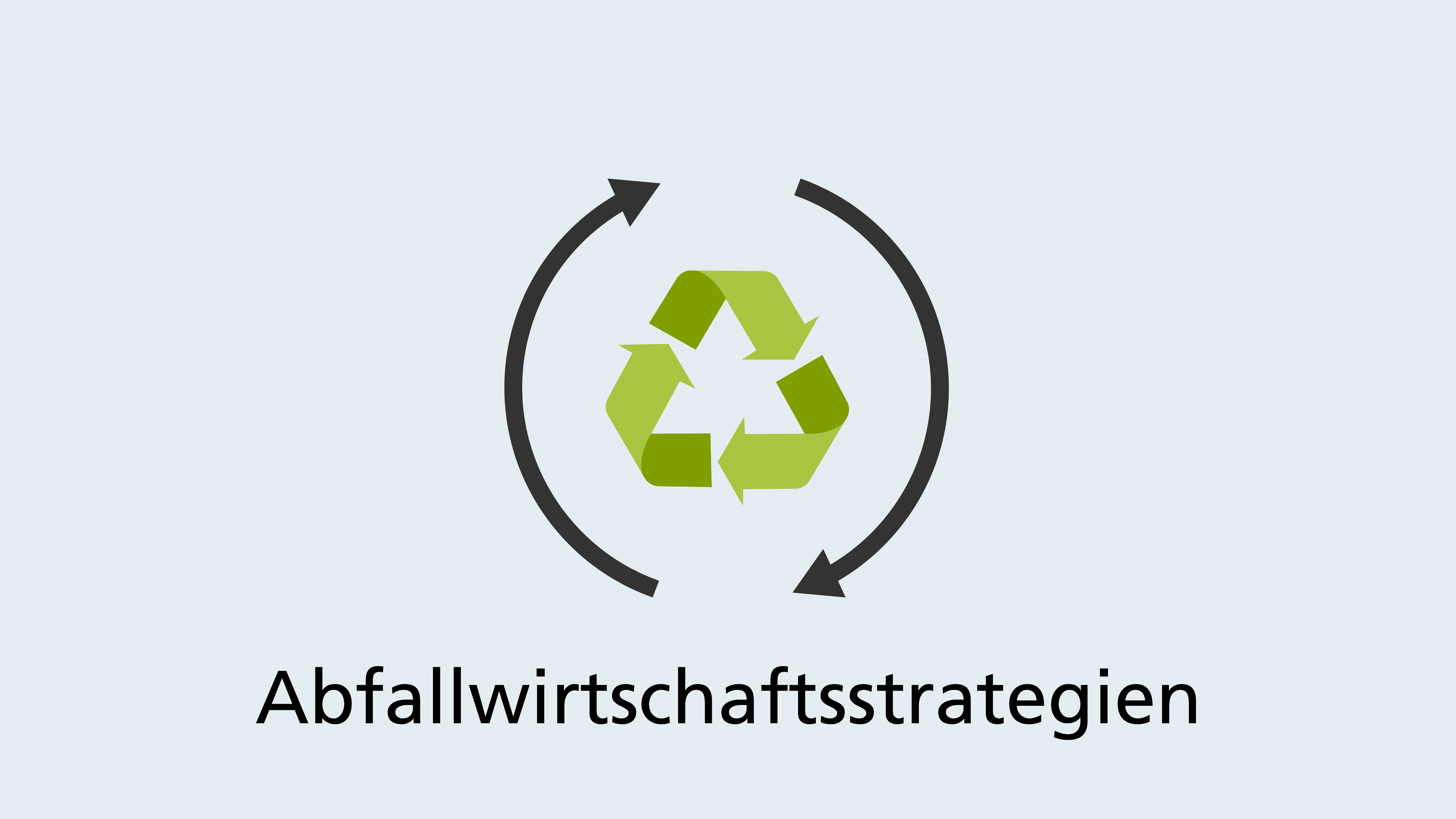 Waste Management Strategy Icon Graphic